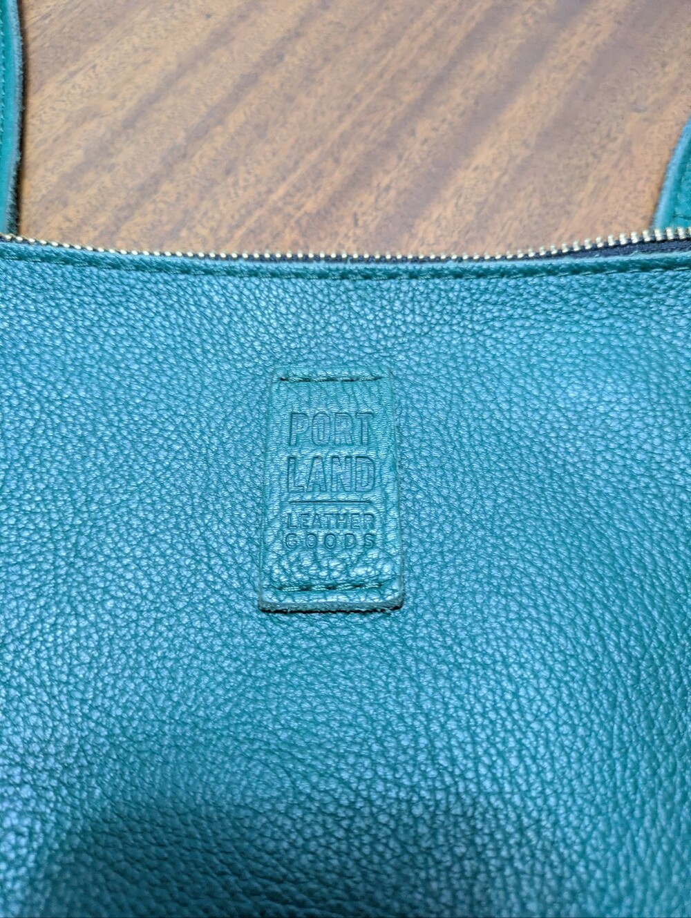 Portland Leather Goods Bag/Purse. Used Once. Soft Leather Very Clean Condition - Picture 4 of 8